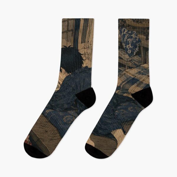 Item preview, The Girl on the Floor - Vintage Japanese Legends Ukiyo-e Woodblock  designed and sold by bapupa.