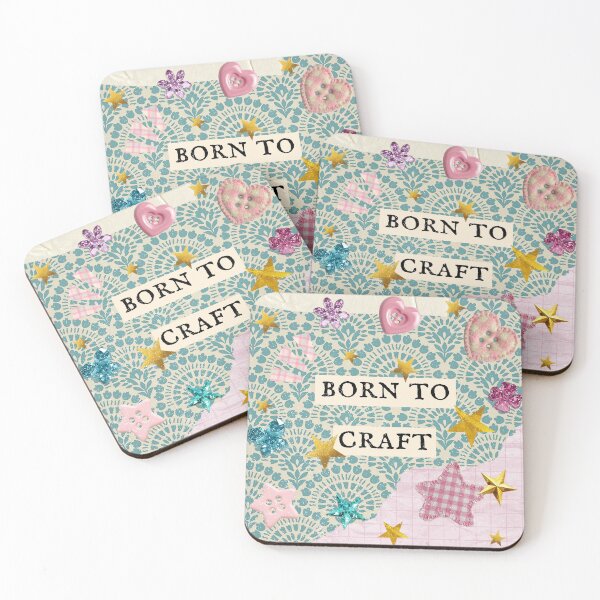Item preview, Born To Craft Collage designed and sold by Kusaka.art.