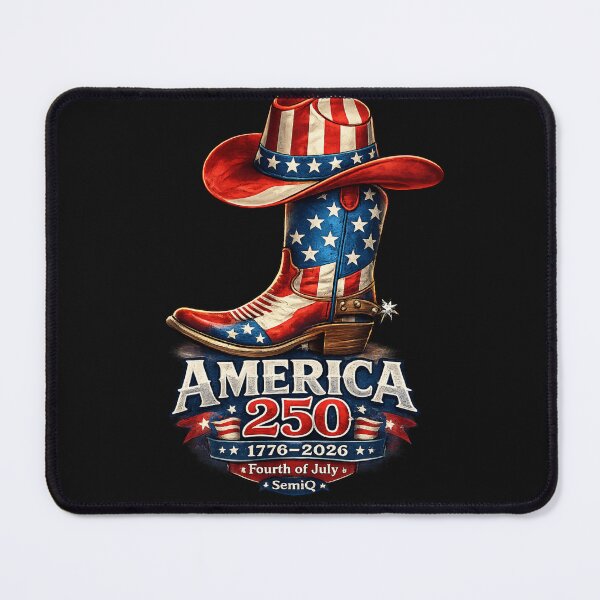 Item preview, America 250 American Flag Cowboy Boots And Hat designed and sold by DopeTeezCompany.