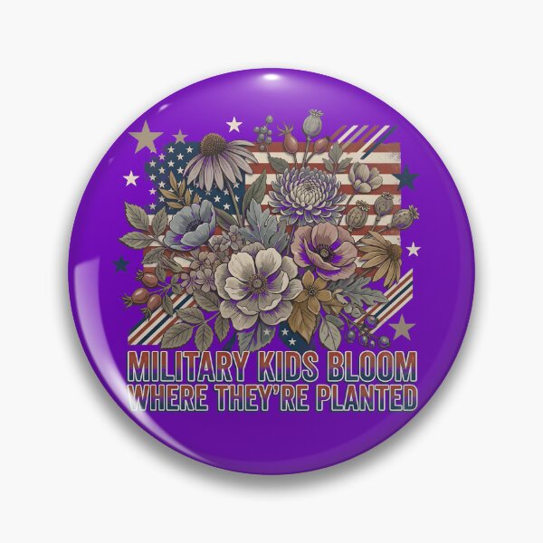 Item preview, Military Kids Bloom Where They're Planted Military Child Gear designed and sold by DynamicDesign.