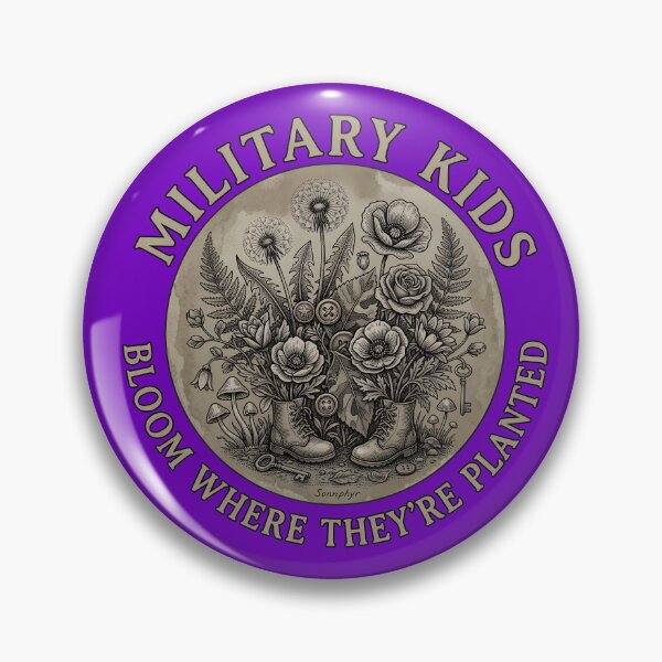 Item preview, Military Kids Bloom Where They're Planted Military Child Gear designed and sold by DynamicDesign.