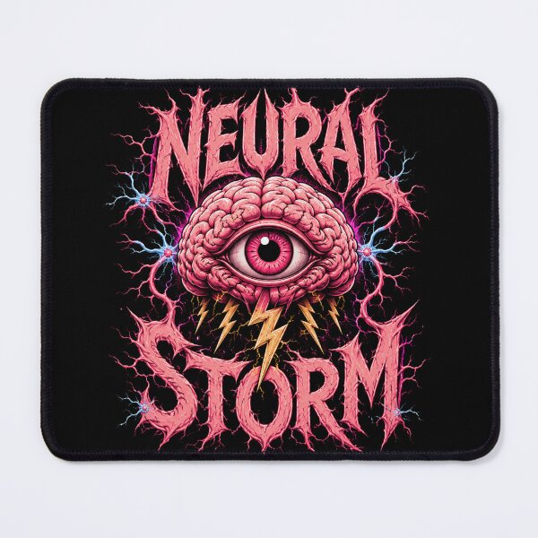 Item preview, Brainstorm - Psychedelic Brain designed and sold by FocusedPatterns.