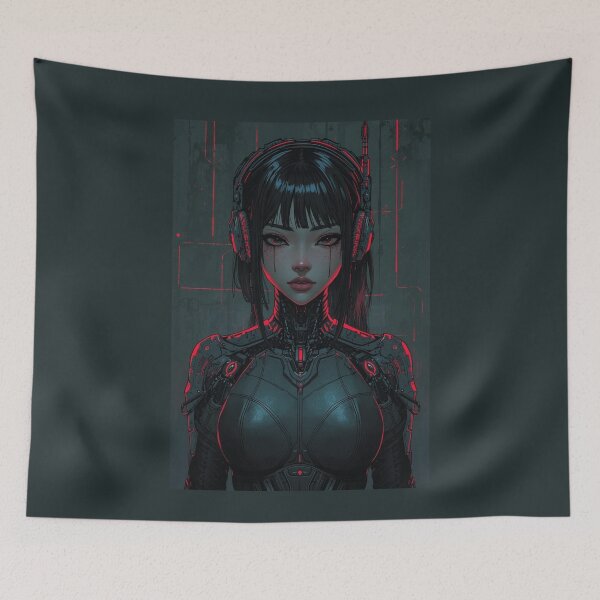 Item preview, Cyborg Girl designed and sold by ArtCraftLab.