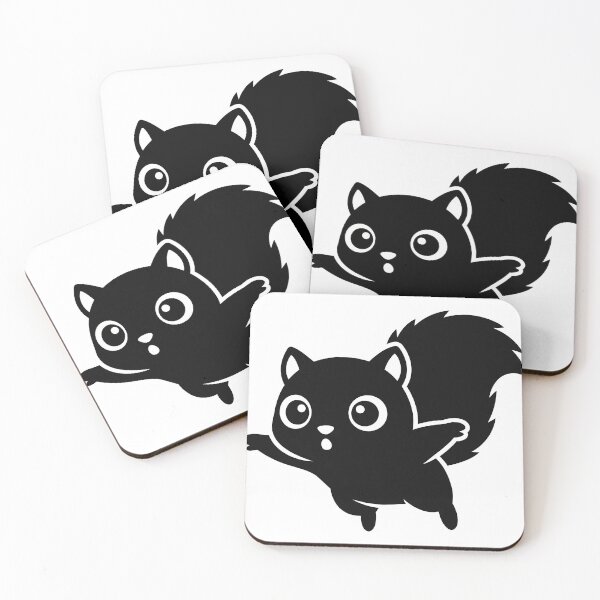 Item preview, Cute Flying Squirrel Sticker - Kawaii Chibi Sugar Glider Silhouette Print Minimalist Derpy Jumping Animal Nursery Wall Art designed and sold by BestChoiceService.