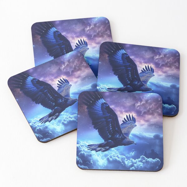 Item preview, Celestial Eagle Above the Clouds designed and sold by QuantumDrift.