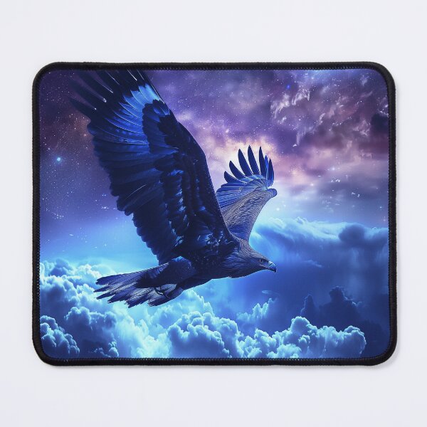 Item preview, Celestial Eagle Above the Clouds designed and sold by QuantumDrift.