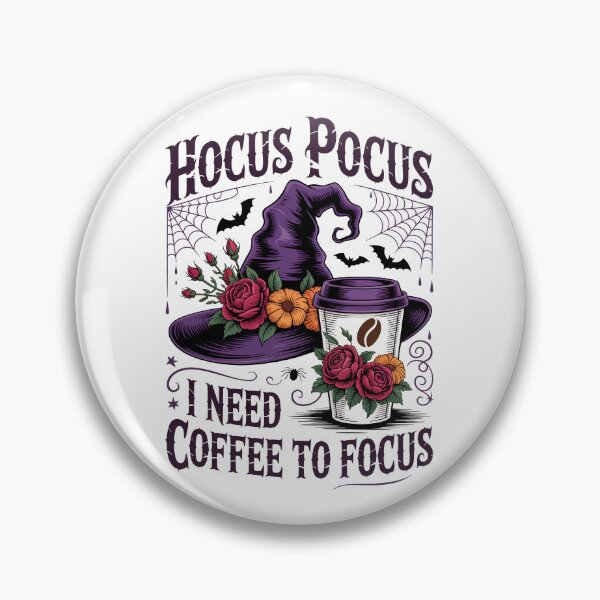 Item preview, Hocus Pocus I Need Coffee to Focus designed and sold by jkrphoto.