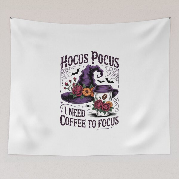 Item preview, Hocus Pocus I Need Coffee to Focus designed and sold by jkrphoto.