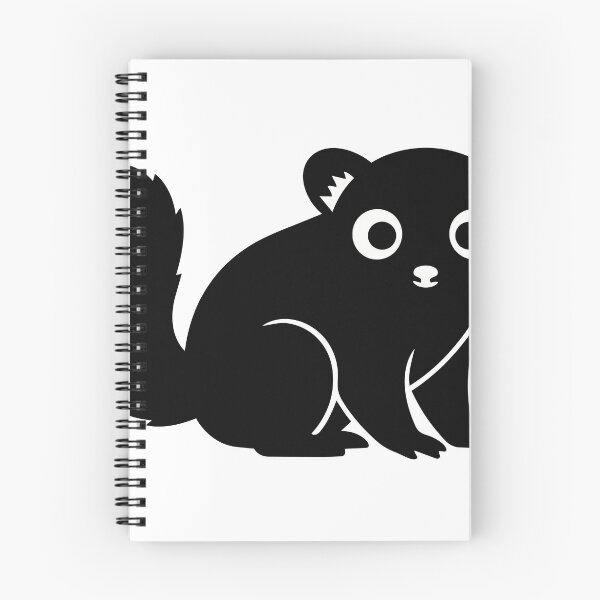 Item preview, Cute Slow Loris Sticker - Kawaii Lemur Silhouette Print Minimalist Big Eyes Animal Nursery Wall Art Black Background designed and sold by BestChoiceService.