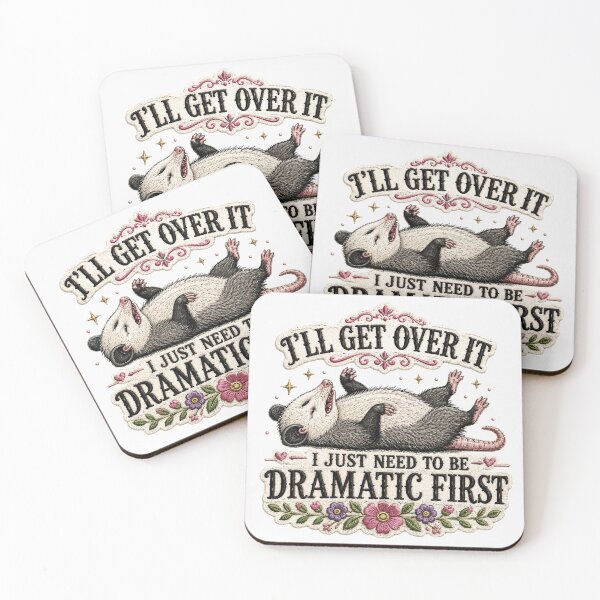 Item preview, I'll Get Over It I Just Need To Be Dramatic First | Possum Embroidered Patch Edition designed and sold by AMICO77.