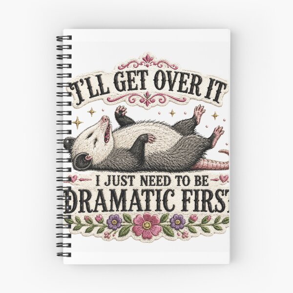 Item preview, I'll Get Over It I Just Need To Be Dramatic First | Possum Embroidered Patch Edition designed and sold by AMICO77.