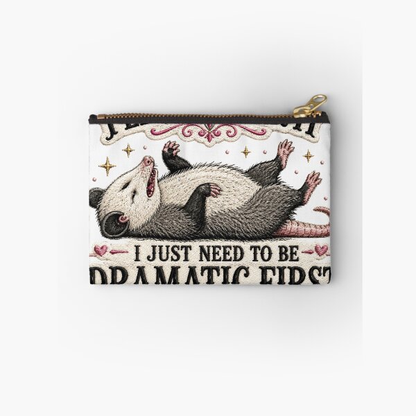 Item preview, I'll Get Over It I Just Need To Be Dramatic First | Possum Embroidered Patch Edition designed and sold by AMICO77.