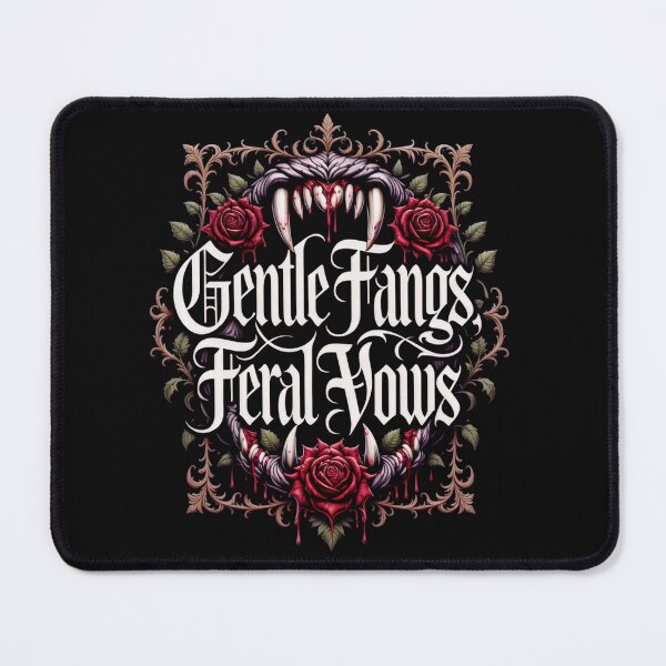 Item preview, Gothic Elegance Vampire Design | Gentle Fangs Feral Vows | Dark Romance Vampirecore designed and sold by VoidPixelAU.