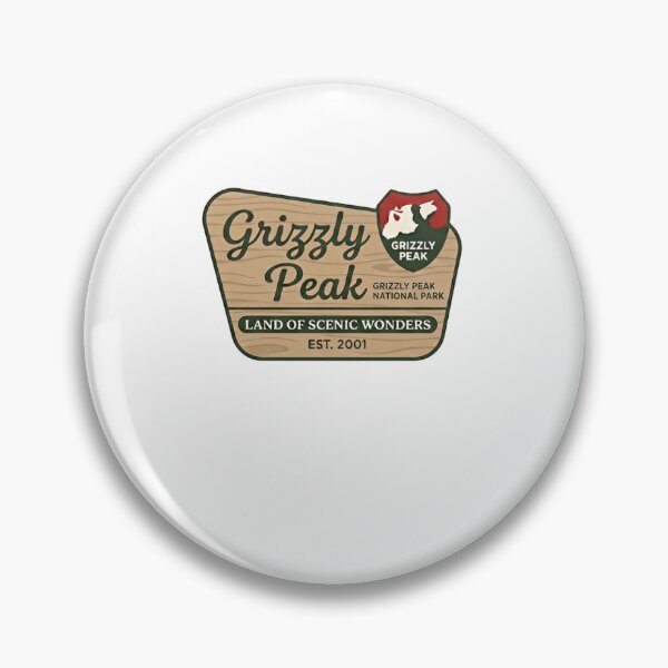 Item preview, Grizzly Peak National Park Land Of Scenic Wonders Est 2001 California Adventure Disney Travel designed and sold by Simsimah26Parks.