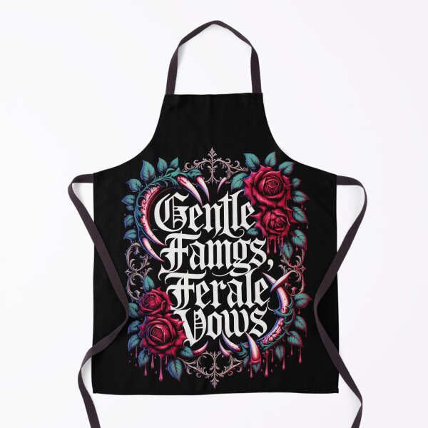 Item preview, Dark Fantasy Gothic Design | Gentle Fangs Feral Vows | Vampire Dark Romance designed and sold by VoidPixelAU.
