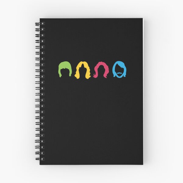 Item preview, Minimalist Retro Pop Band Hair Silhouettes Art designed and sold by aaronsbradly.