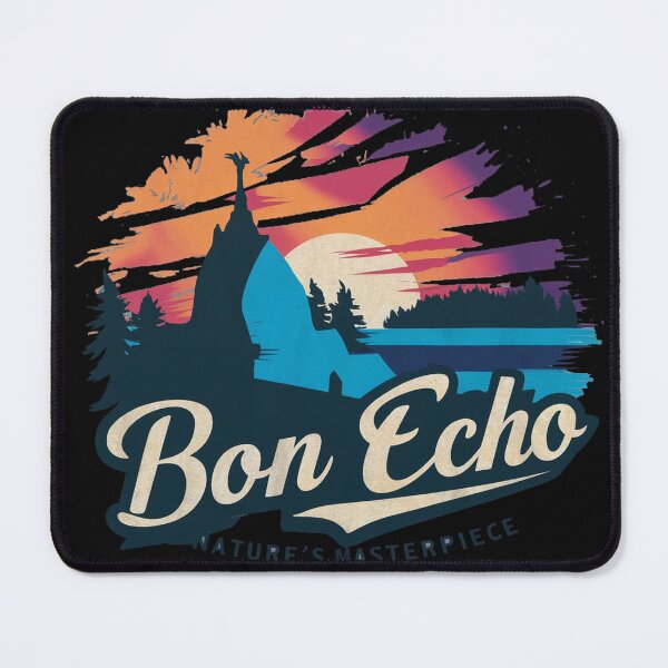 Item preview, Bon Echo Ontario Vintage Sunset Landscape Travel T-Shirt | Nature’s Masterpiece Canadian Park Design designed and sold by TopDesignHut.