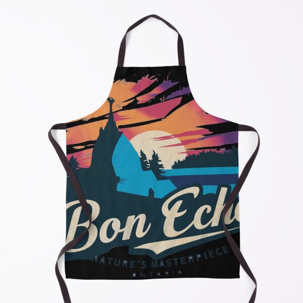 Item preview, Bon Echo Ontario Vintage Sunset Landscape Travel T-Shirt | Nature’s Masterpiece Canadian Park Design designed and sold by TopDesignHut.