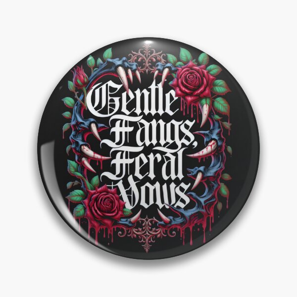 Item preview, Gothic Vampire Rose Design | Gentle Fangs Feral Vows | Dark Romance Vampirecore designed and sold by VoidPixelAU.