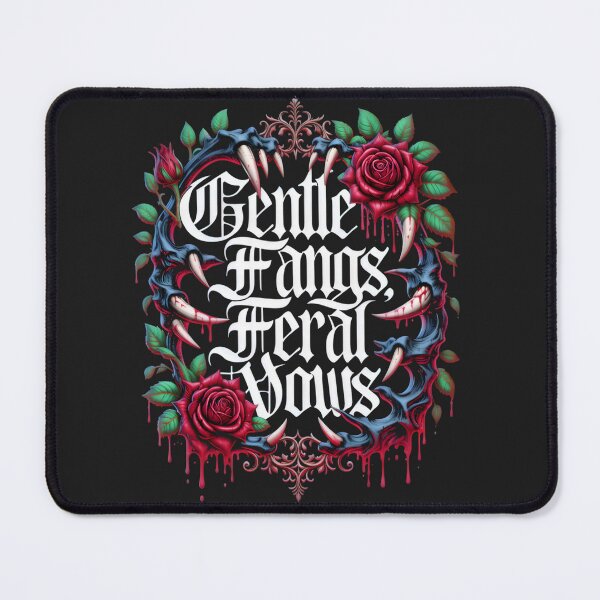 Item preview, Gothic Vampire Rose Design | Gentle Fangs Feral Vows | Dark Romance Vampirecore designed and sold by VoidPixelAU.
