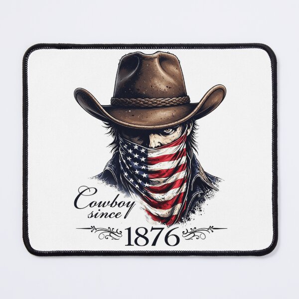 Item preview, Cowboy Since 1876 Patriotic 250th Anniversary American Heritage 1776-2026 designed and sold by Thread&Fable.