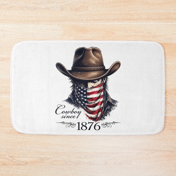 Item preview, Cowboy Since 1876 Patriotic 250th Anniversary American Heritage 1776-2026 designed and sold by Thread&Fable.