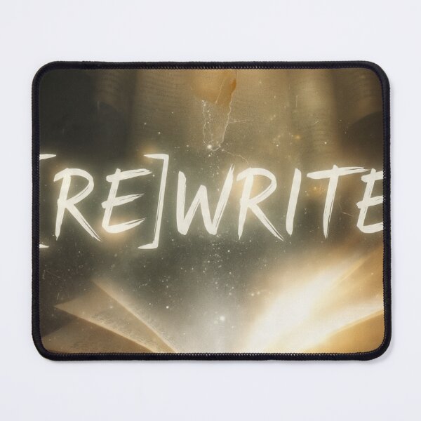 Item preview, [RE]WRITE - Magic Book Golden Light Inspirational Typography Author Design designed and sold by AiNaturalsOnly.