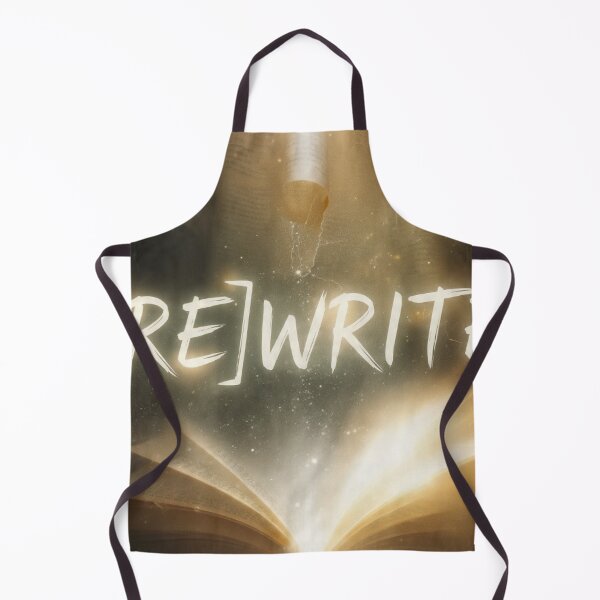 Item preview, [RE]WRITE - Magic Book Golden Light Inspirational Typography Author Design designed and sold by AiNaturalsOnly.