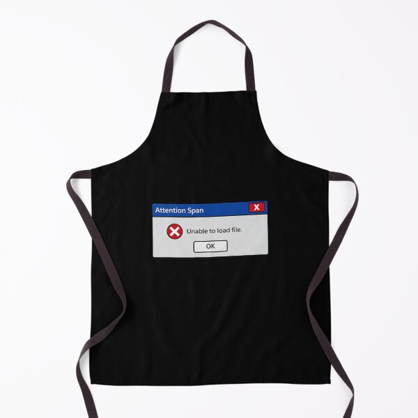 Item preview, Attention Span Error Unable To Load Funny Tech Humor designed and sold by Ekonolotie.