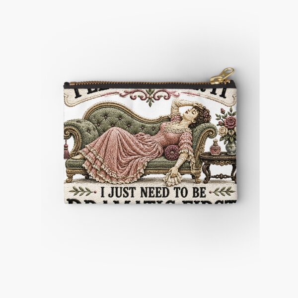 Item preview, I'll Get Over It I Just Need To Be Dramatic First | Victorian Lady Embroidered Patch Edition designed and sold by AMICO77.