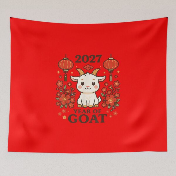 Item preview, 2027 Year Of Goat Chinese Zodiac Lunar New Year designed and sold by GrumpySableye.