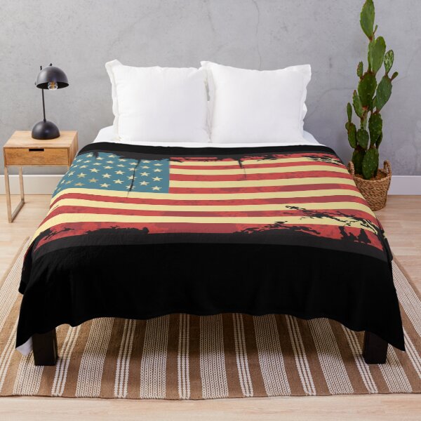 Item preview, Vintage Distressed American Flag Patriotic USA designed and sold by Gravelpeak Co..