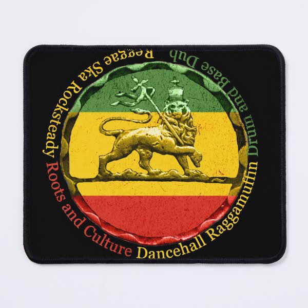 Item preview, Reggae Music Genres Lion of Judah Badge designed and sold by rastaseed.