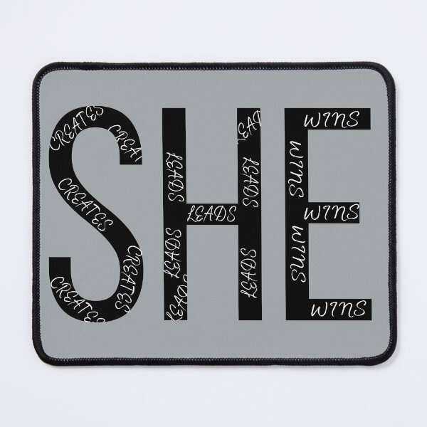 Item preview,  Bold SHE Mantra Block | Creates Leads Wins Word Art designed and sold by Typomuse-studio.