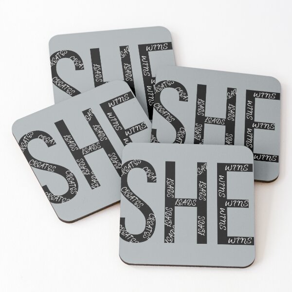 Item preview,  Bold SHE Mantra Block | Creates Leads Wins Word Art designed and sold by Typomuse-studio.