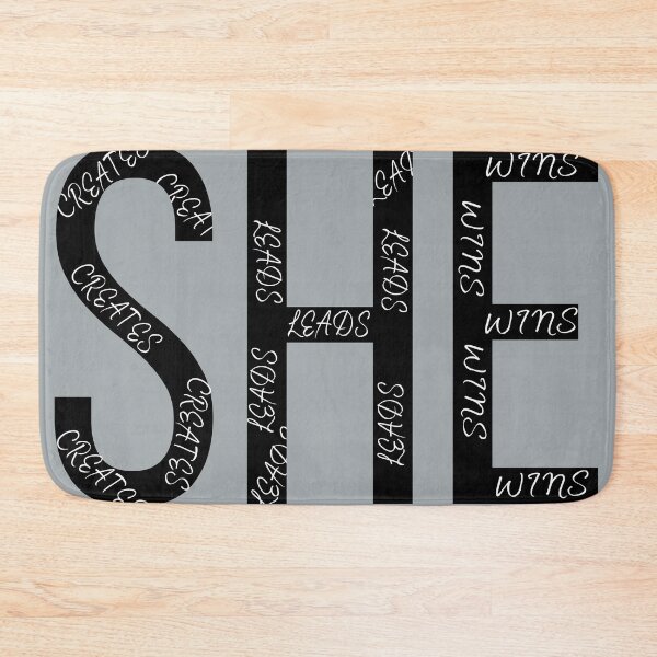 Item preview,  Bold SHE Mantra Block | Creates Leads Wins Word Art designed and sold by Typomuse-studio.