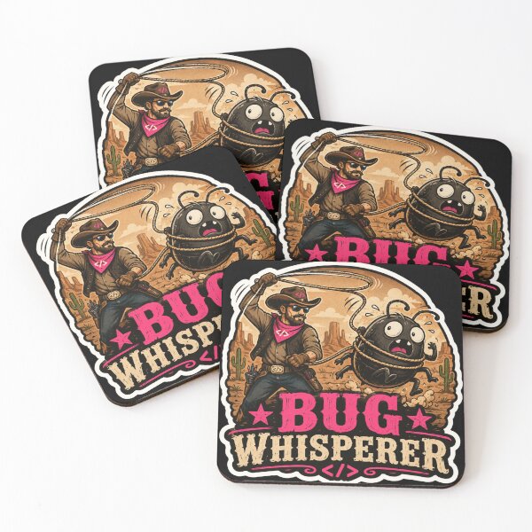 Item preview, BUG WHISPERER Sticker | Funny Programmer Coding Developer Design designed and sold by SoulMint.