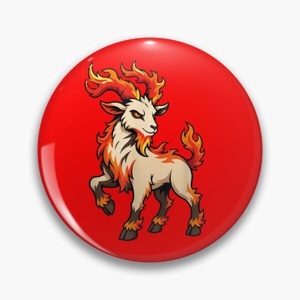 Item preview, Fantasy Fire Goat Mythical Gaming Creature designed and sold by GrumpySableye.