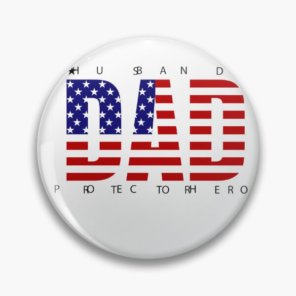 Item preview, Dad Husband Protector Hero American Flag Design designed and sold by Gravelpeak Co..
