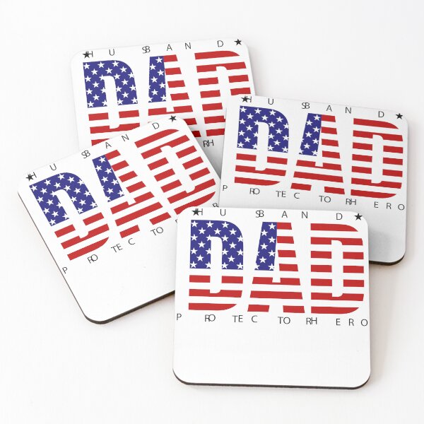Item preview, Dad Husband Protector Hero American Flag Design designed and sold by Gravelpeak Co..