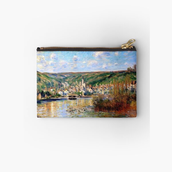 Item preview, Sunset Glow Over Vétheuil: Monet’s Impression of Light and Tranquility designed and sold by artdesignsnow.