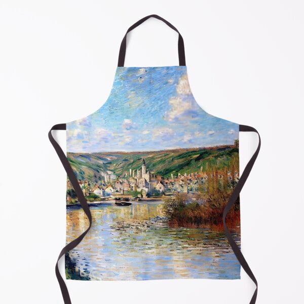 Item preview, Sunset Glow Over Vétheuil: Monet’s Impression of Light and Tranquility designed and sold by artdesignsnow.