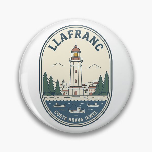 Item preview, Vintage Llafranc Lighthouse Costa Brava Mediterranean Travel designed and sold by k3rstman1.