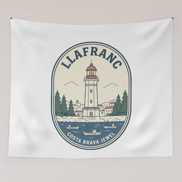 Item preview, Vintage Llafranc Lighthouse Costa Brava Mediterranean Travel designed and sold by k3rstman1.