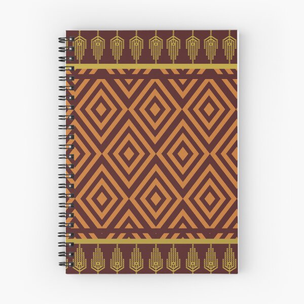 Item preview, Thai traditional textile pattern reimagined in pixel art style with deep red tones. designed and sold by Line-Aura.