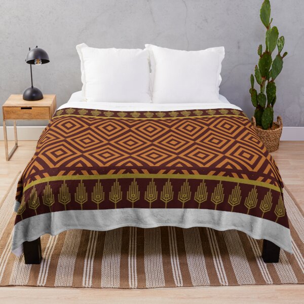 Item preview, Thai traditional textile pattern reimagined in pixel art style with deep red tones. designed and sold by Line-Aura.
