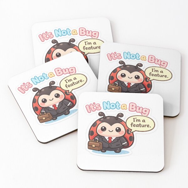 Item preview, It’s Not a Bug I Am a Feature Sticker | Funny Programmer Coding Design designed and sold by SoulMint.
