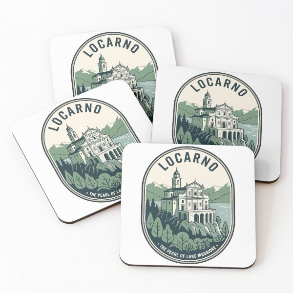 Item preview, Vintage Locarno Switzerland Lake Maggiore Travel Badge designed and sold by k3rstman1.