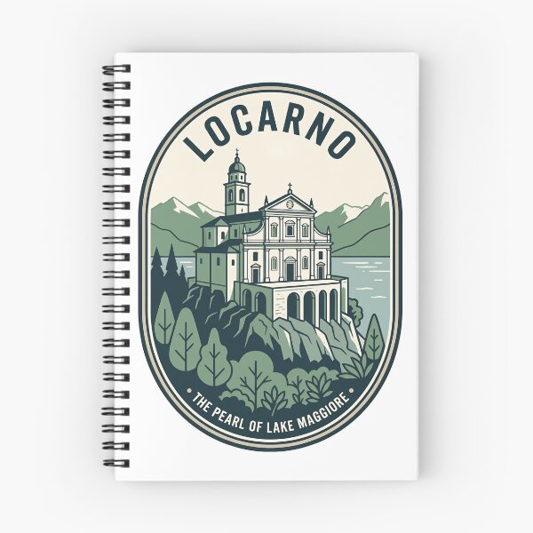 Item preview, Vintage Locarno Switzerland Lake Maggiore Travel Badge designed and sold by k3rstman1.