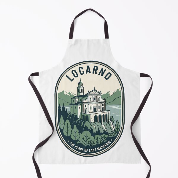 Item preview, Vintage Locarno Switzerland Lake Maggiore Travel Badge designed and sold by k3rstman1.